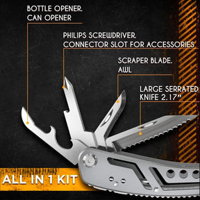 Construction Tools Multifunction Tool Sale Multilayer Pipe Press 3d Metal Puzzle Pliers Multitool Cuier Knife Foldable Edc Hand